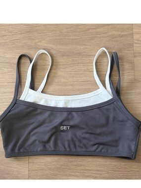 SET Active Form cloud double scoop bra